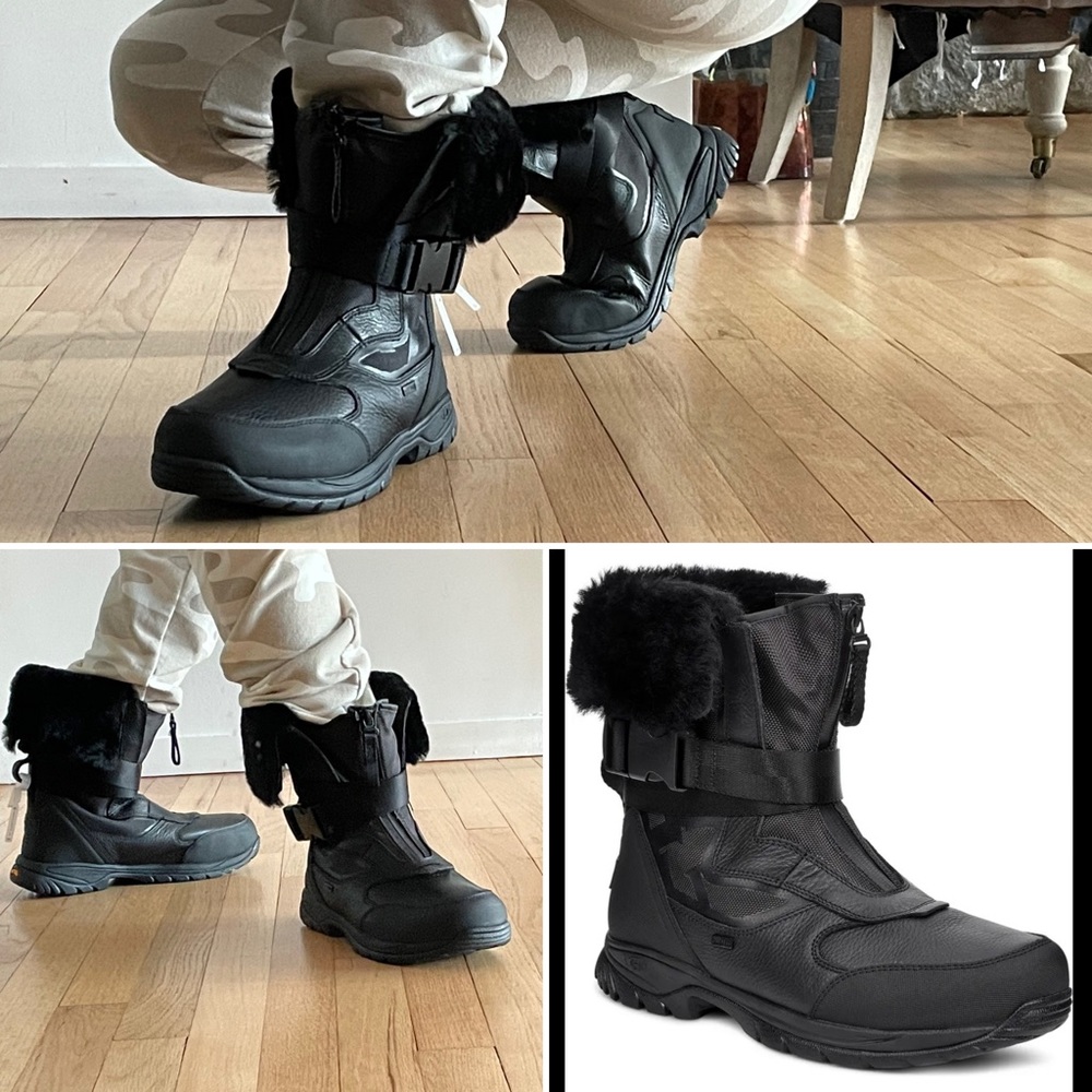 UGG Tahoe Waterproof Winter Snow Boot NIB BLACK $250